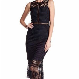 Romeo & Juliet Couture Crochet Overlay Dress